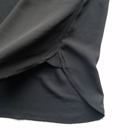 New J. Crew Black Blouse Cap Sleeve Top XXS - Picture 8 of 9